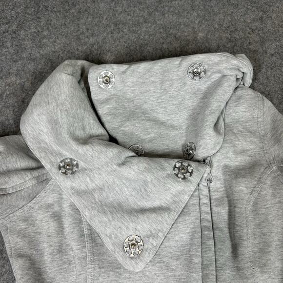 Lululemon Karmacollected Jacket Women’s 4 Heathered Light Grey Full Zip - Picture 8 of 9